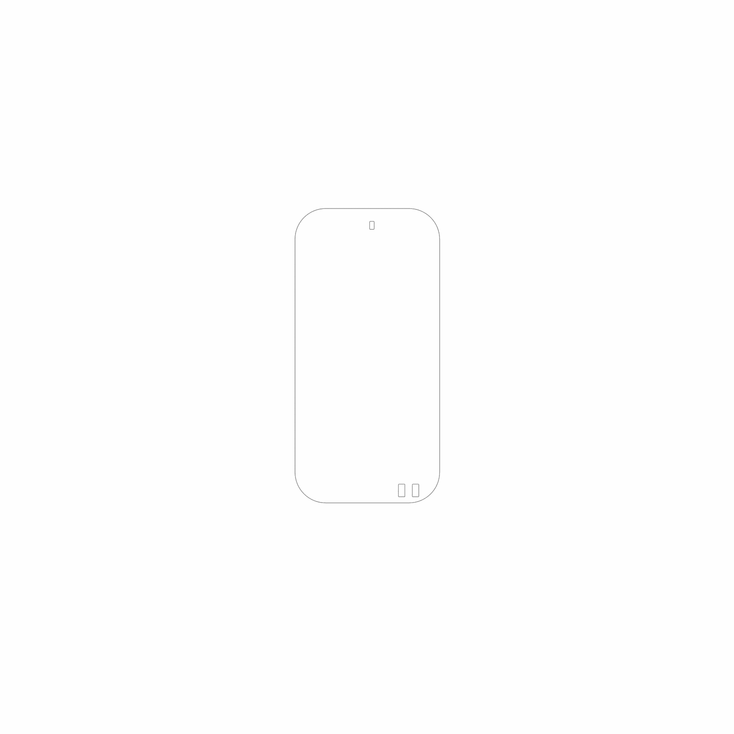 dipos Displayschutz für Glomc Mini-Sportkamera, mattierte Oberfläche, geringe Dicke und perfekte Passform