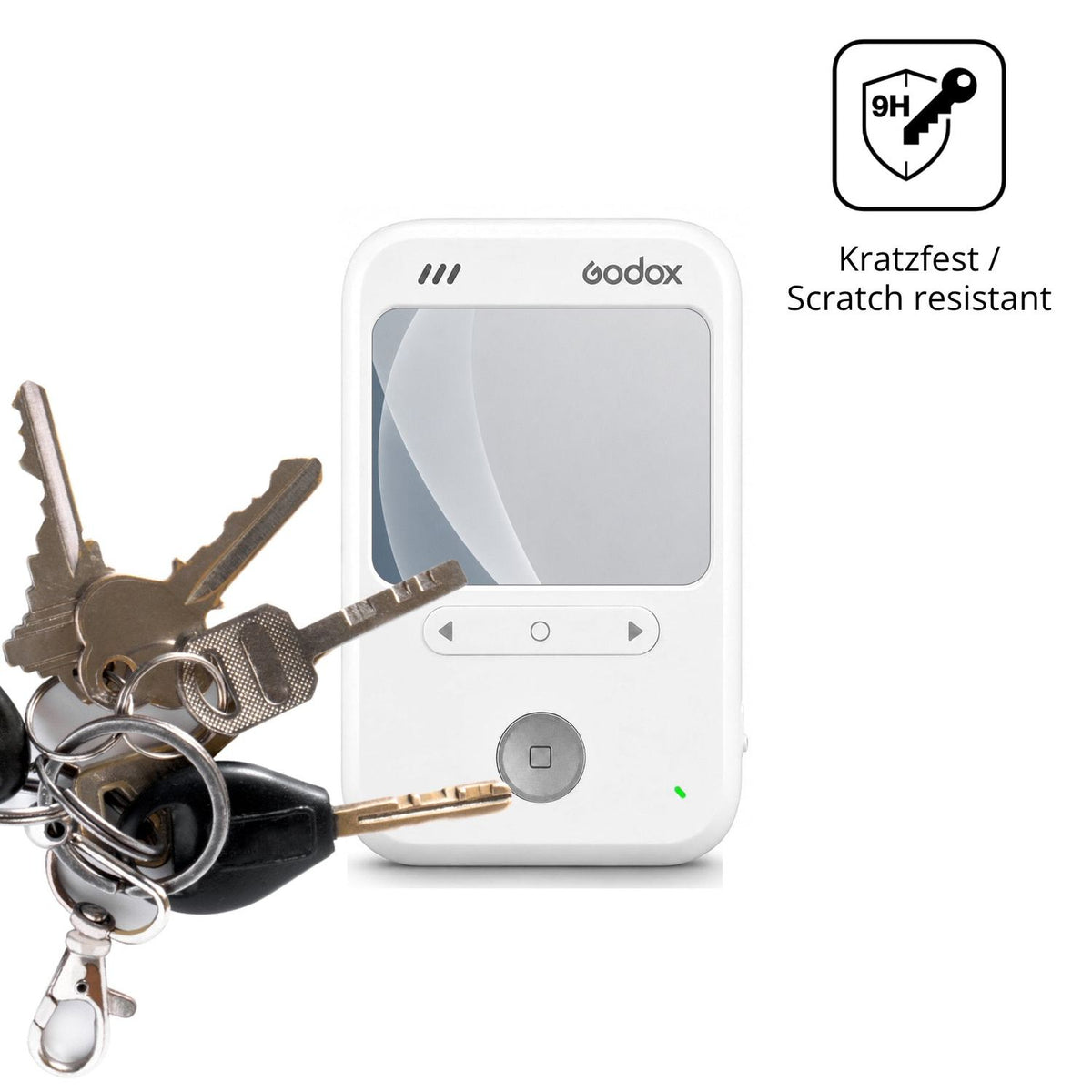dipos Displayschutz für Godox C100, mattierte Oberfläche, robuste Festigkeit und perfekte Passform