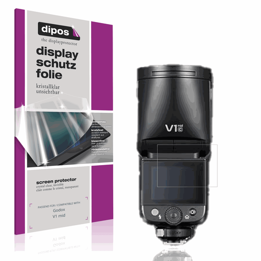 4x Schutzfolie klar für Godox V1 mid Display-Schutzfolie