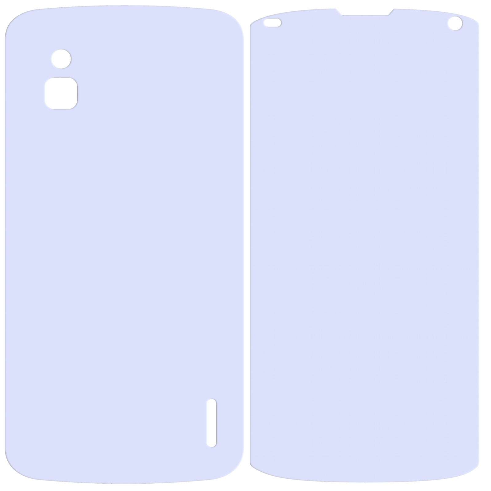 dipos Displayschutz für Google Nexus 4 LG, mattierte Oberfläche, geringe Dicke und perfekte Passform