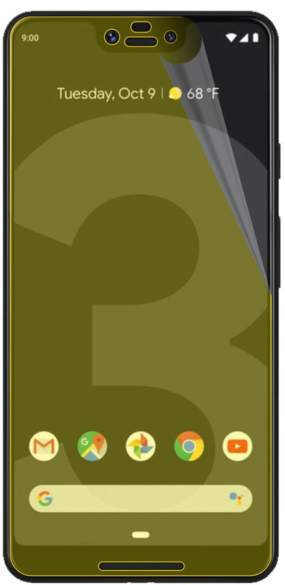dipos Displayschutz für Google Pixel 3 XL, transparente Oberfläche, geringe Dicke und perfekte Passform