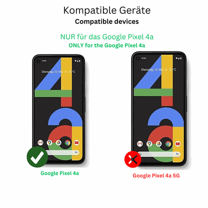 2x 3D Full Cover Schutzfolie für Google Pixel 4a