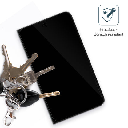 dipos Displayschutz für Google Pixel Fold (Außenseite), transparente Oberfläche, perfekte Passform auch für die Rundungen