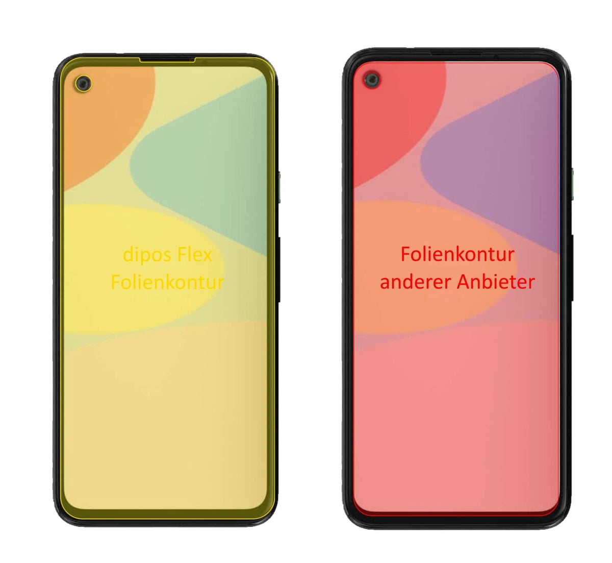 3x 3D Full Cover Schutzfolie für Google Pixel 4a 5G