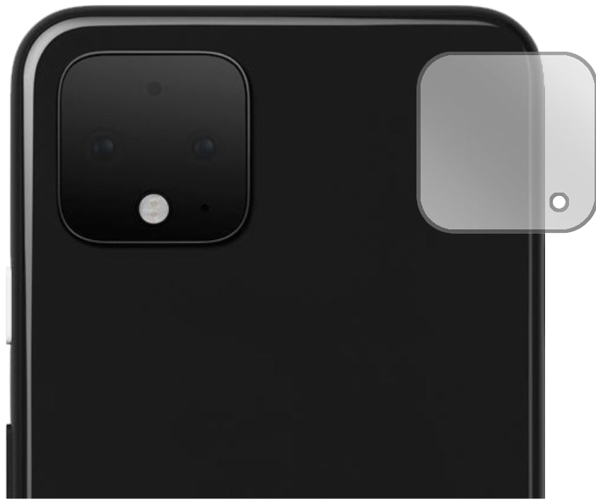 5x Schutzfolie klar für Google Pixel 4 Kameralinse Display-Schutzfolie