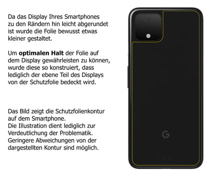 Schutzfolie mit optimaler Passform, zur Verwendung mit Hüllen geeignet
