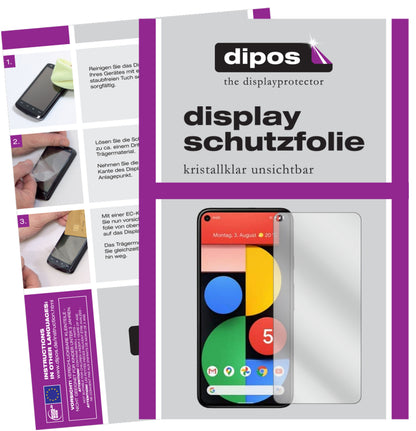 1x Schutzfolie klar für Google Pixel 5 Display-Schutzfolie