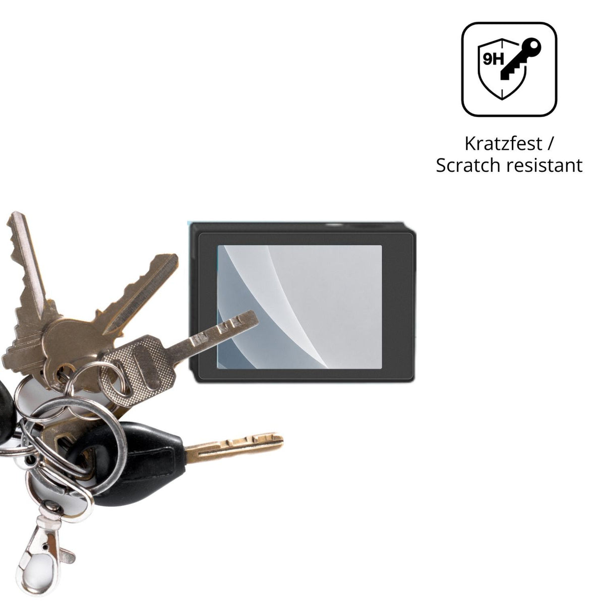 dipos Displayschutz für GOOKAM GO6, mattierte Oberfläche, robuste Festigkeit und perfekte Passform