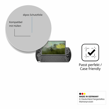 2x Schutzfolie klar für GPD Win 4 Display-Schutzfolie