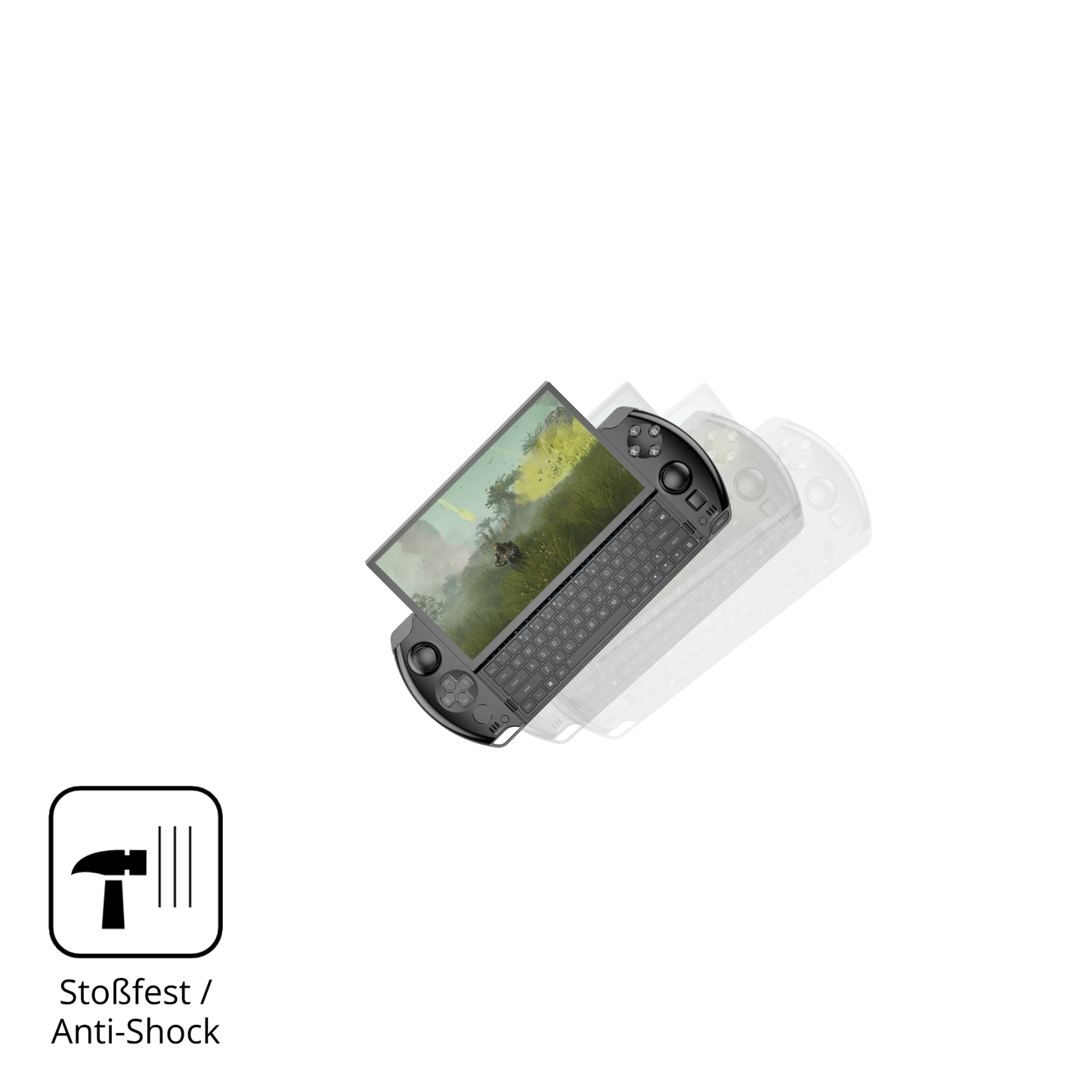 2x 9H Schutzfolie matt für GPD Win 4 Panzerfolie