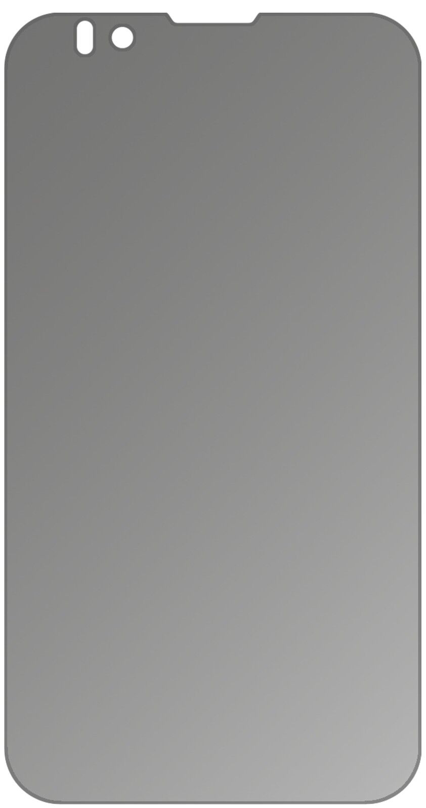 dipos Displayschutz für Guophone V88, mattierte Oberfläche, Blickschutzfilter und perfekter Passform