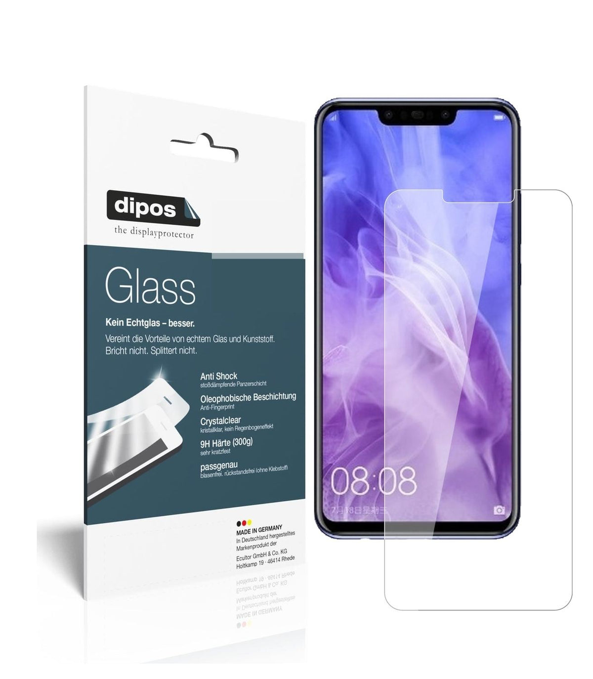 1x 9H Schutzfolie für Huawei Nova 3 Panzerfolie