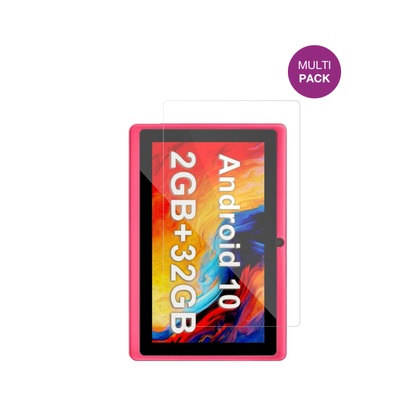 Haehne7 Zoll Tablet mit aufgebrachter dipos Displayschutzfolie, glasklare Darstellung ohne Einschränkungen