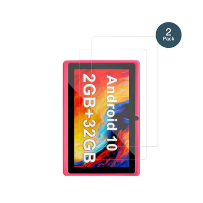 Haehne7 Zoll Tablet mit aufgebrachter dipos Flex Schutzfolie, glasklare Darstellung ohne Einschränkungen