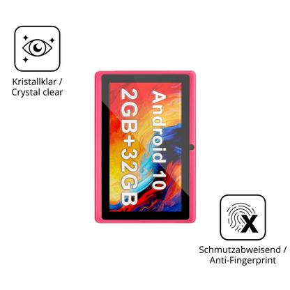 Flexible TPU-Folie passend zugeschnitten für Haehne 7 Zoll Tablet, vollständige Abdeckung