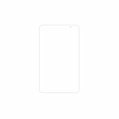 dipos Displayschutz für Haehne Tablet 8 Zoll, mattierte Oberfläche, geringe Dicke und perfekte Passform