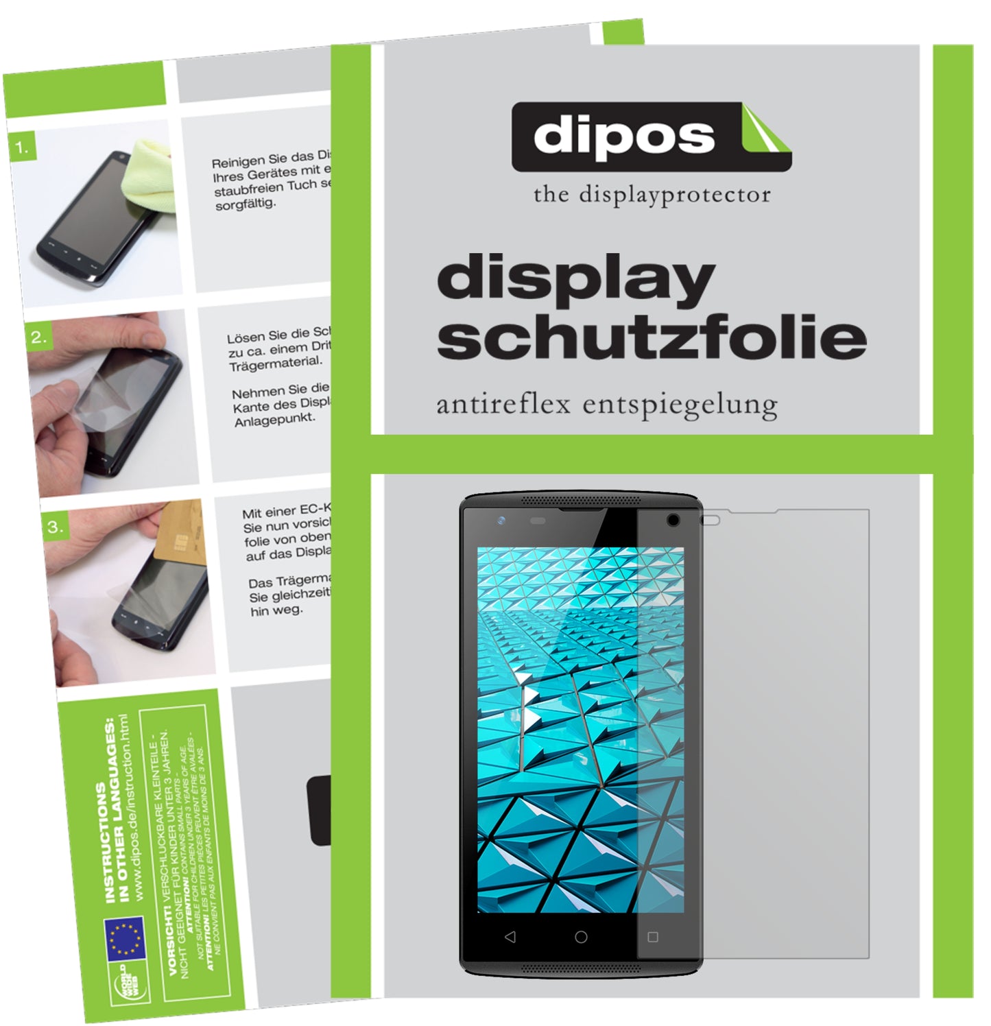 Mattes Panzerglas: Entspiegelte, dünne Folie, Fingerabdruckresistenz und Bildschirmschutz für Haier-Alpha A1