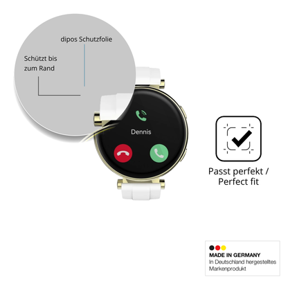 Schutzfolie mit optimaler Passform, zur Verwendung mit Hüllen geeignet