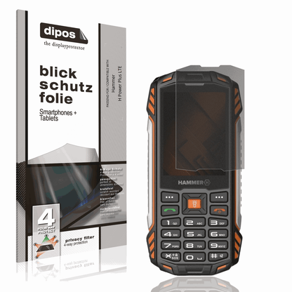 Blickschutzfolie für Hammer Power Plus LTE matt Schutzfolie Privacy