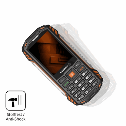 2x 9H Schutzfolie für Hammer Power Plus LTE Panzerfolie