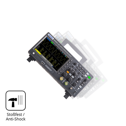 Schutz gegen Kratzer auf dem Hantek DSO2D15 Oscilloscope Glas durch Schlüssel, Stöße gegen die Tischkante oder Stürze