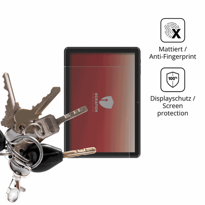dipos Displayschutz für Hasskya K30 K50 K70 10.1 Zoll, mattierte Oberfläche, Blickschutzfilter und perfekter Passform