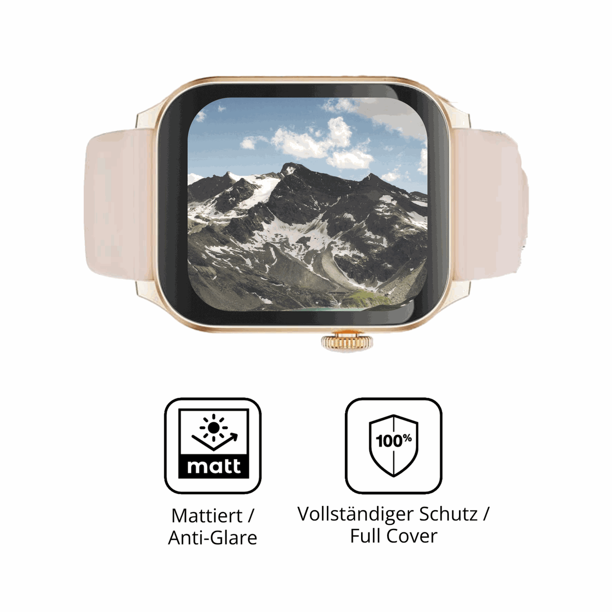 Flexible TPU-Folie passend zugeschnitten für Haulvean Smartwatch 1.91 Zoll 2025, vollständige Abdeckung