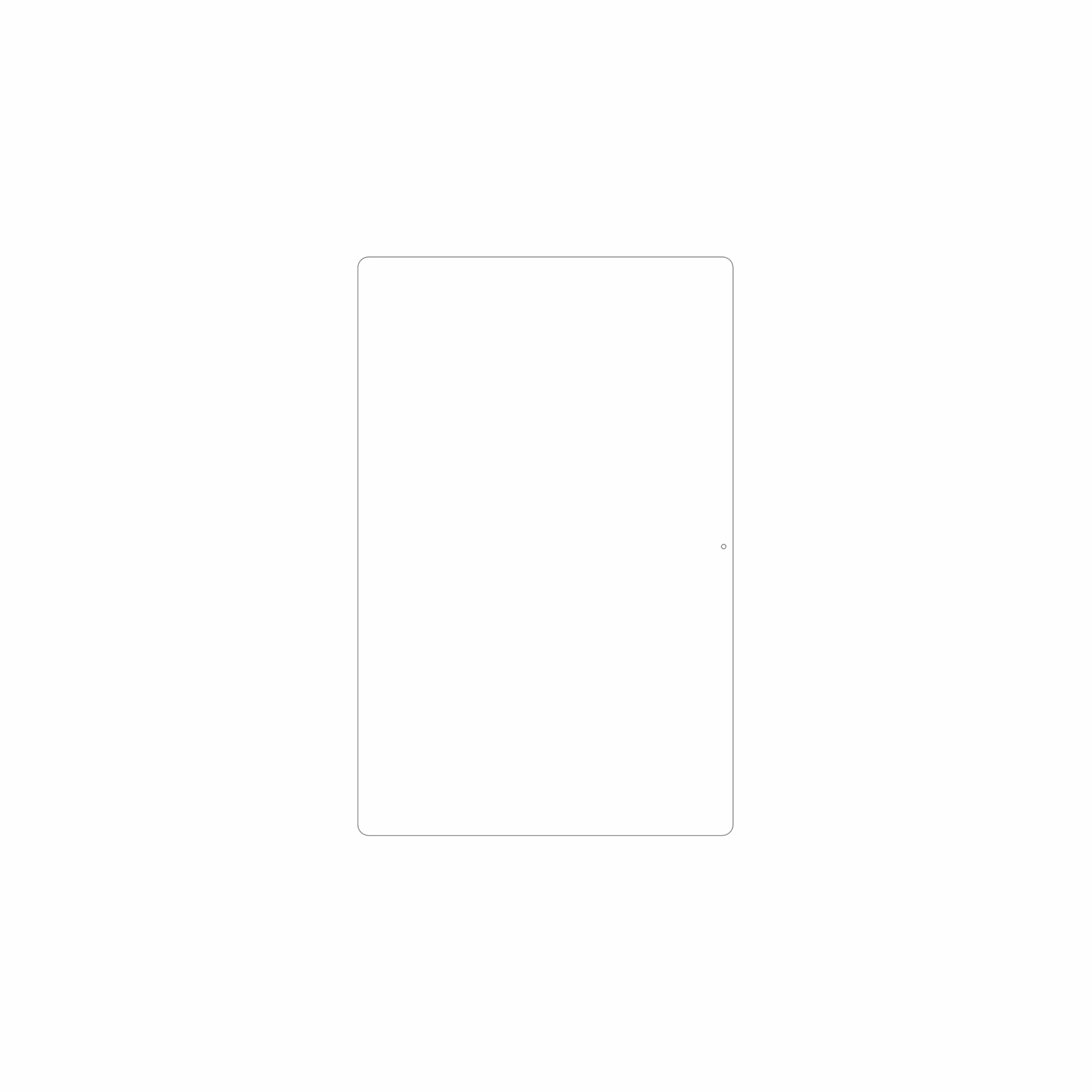 dipos Displayschutz für Headwolf HPad 5, mattierte Oberfläche, geringe Dicke und perfekte Passform
