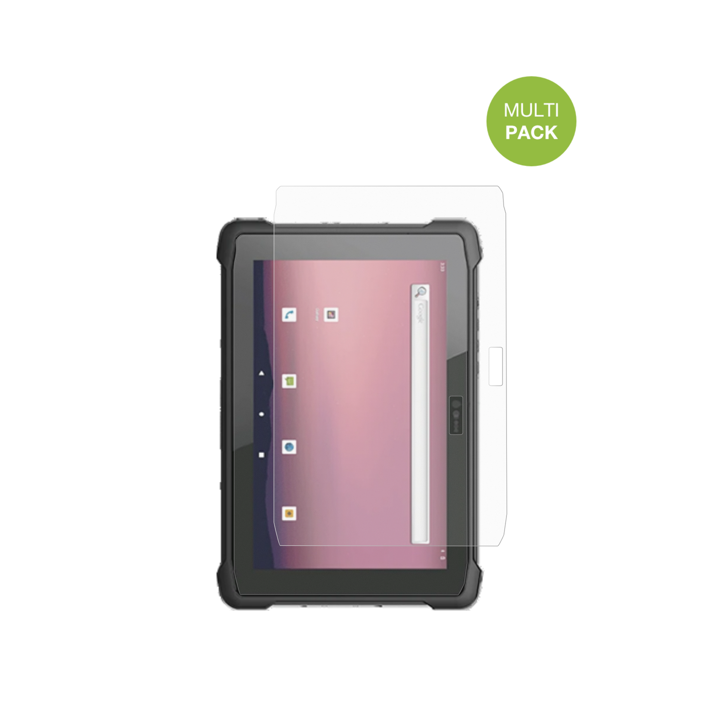 hermatecsolidtab g99 10 zoll mit aufgebrachter dipos Displayschutzfolie, die lästige Fingerabdrücke minimiert