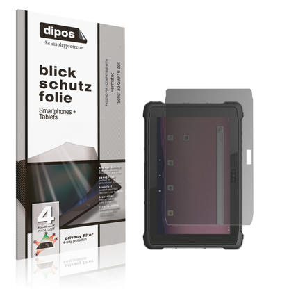 Blickschutzfolie für Hermatec SolidTab G99 10 Zoll matt Schutzfolie Privacy