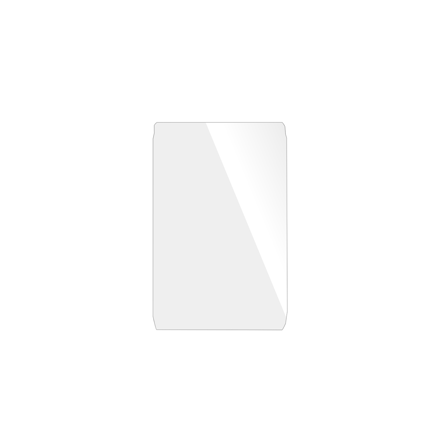 dipos Displayschutz für hermatecsolidtab g99 10 zoll, transparente Oberfläche, geringe Dicke und perfekte Passform