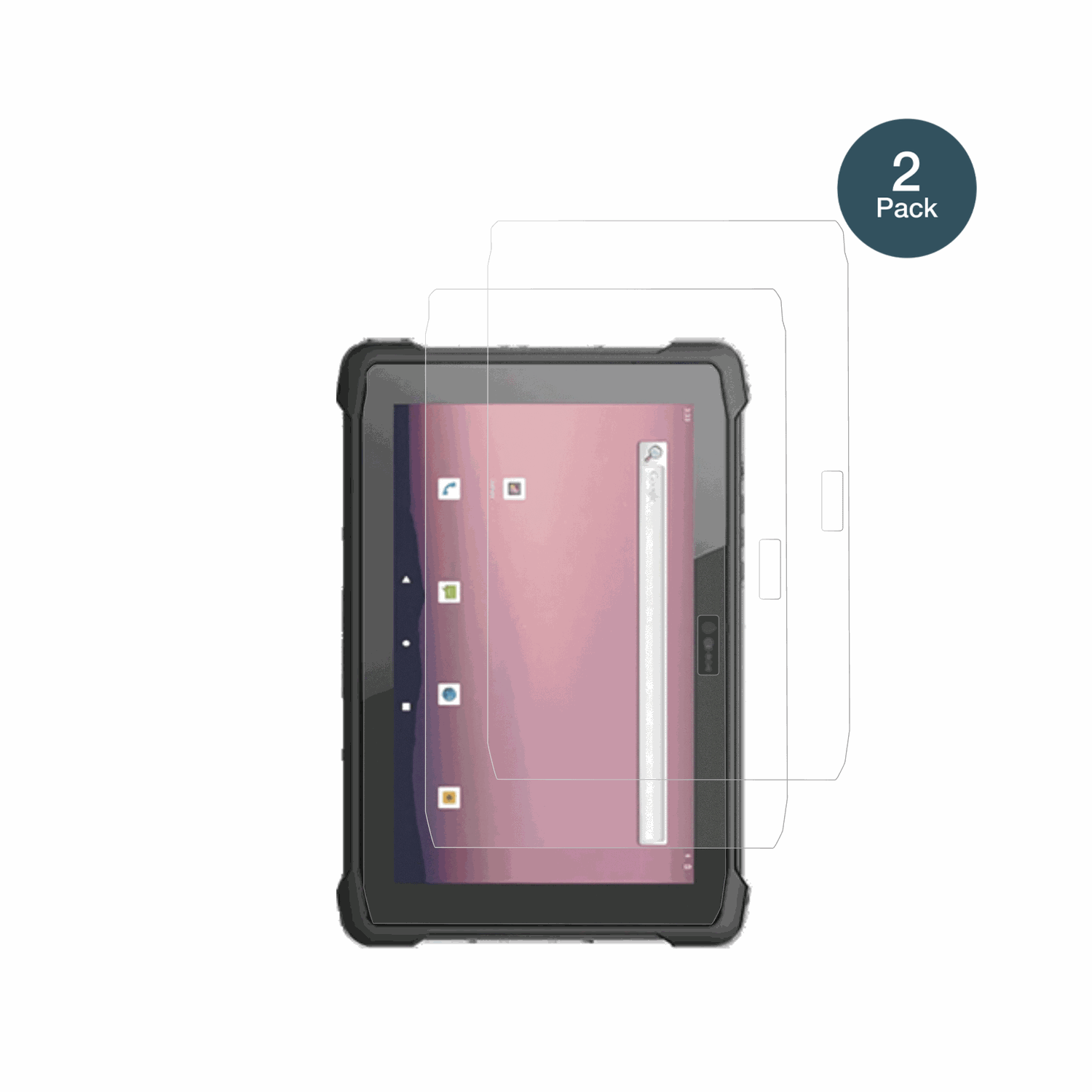 hermatecsolidtab g99 10 zoll mit aufgebrachter dipos Panzerfolie, die lästige Fingerabdrücke minimiert