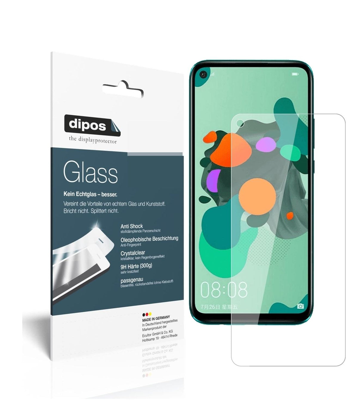 1x 9H Schutzfolie für Huawei nova 5i Pro Panzerfolie