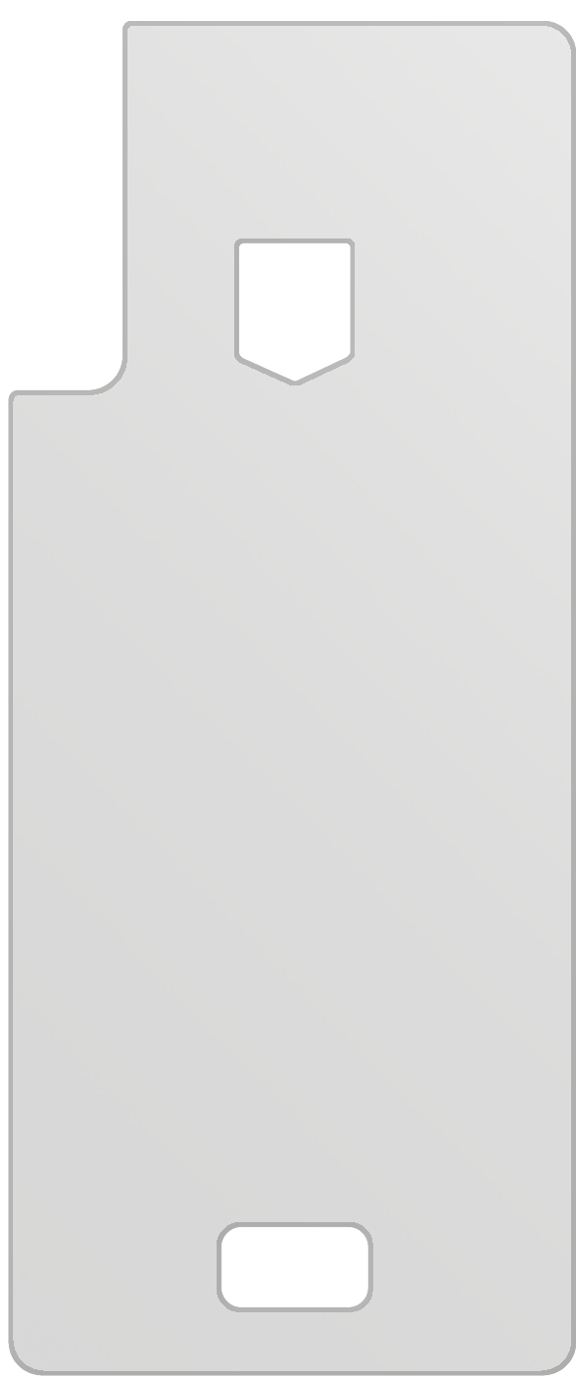 dipos Displayschutz für HiSense King Kong 6 Rückseite, mattierte Oberfläche, geringe Dicke und perfekte Passform
