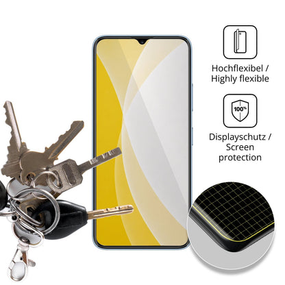 dipos Displayschutz für Hisense Y83 Pro, transparente Oberfläche, geringe Dicke und perfekte Passform