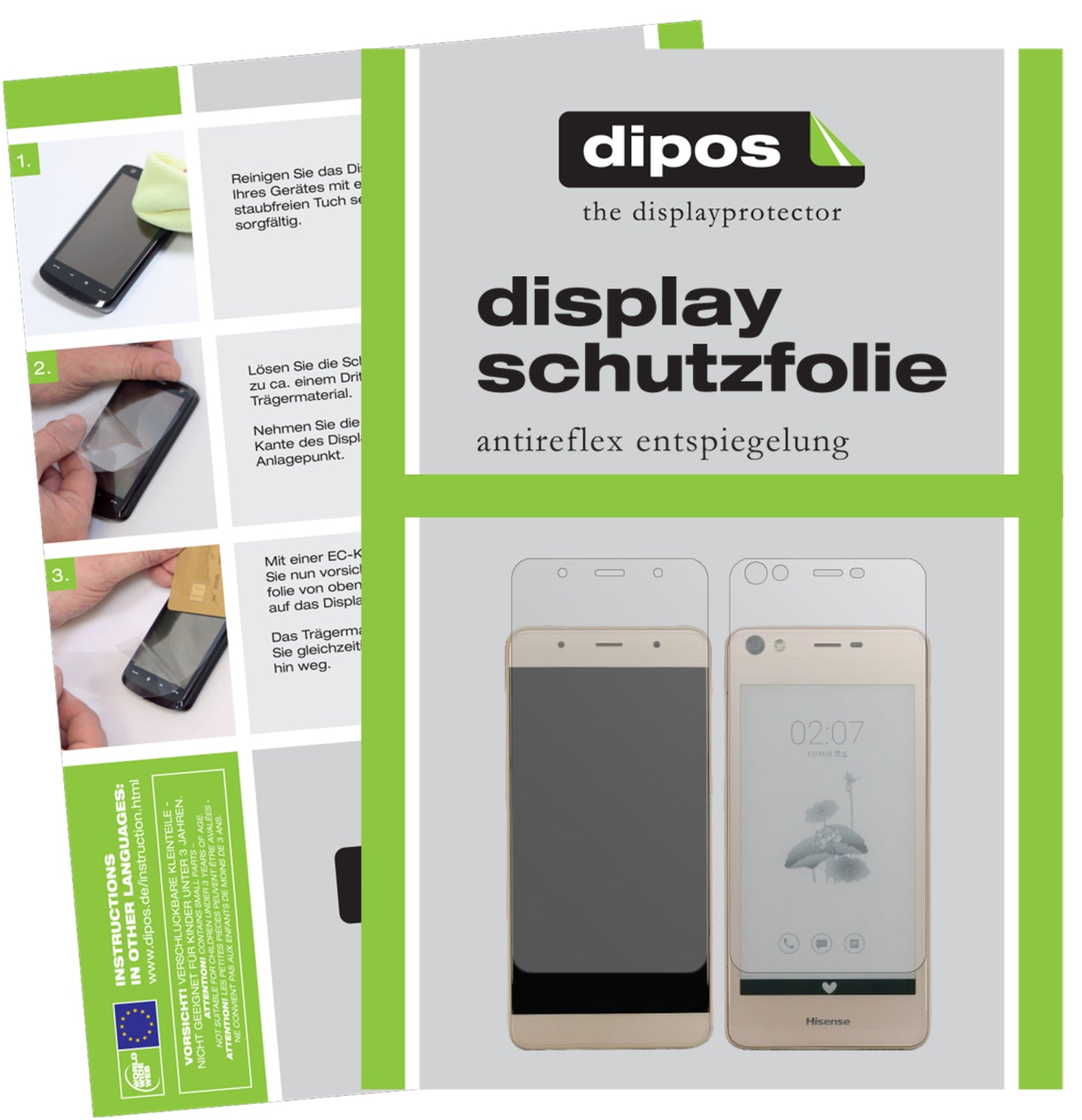 Displayschutzfolie passend für Hisense A2