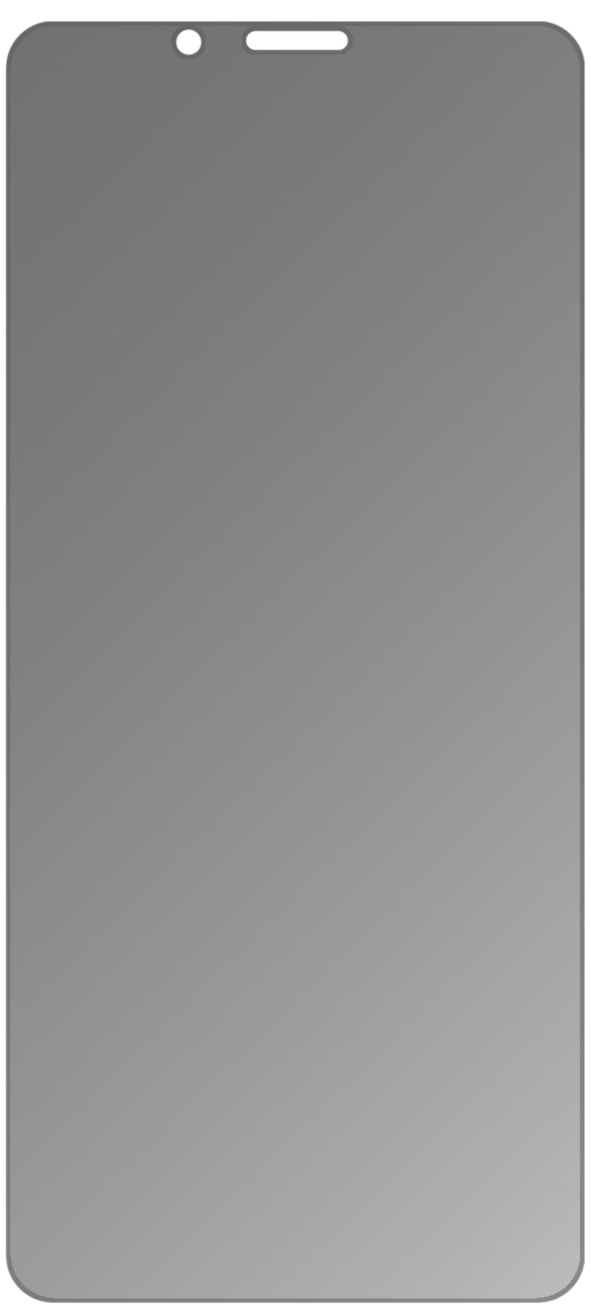 dipos Displayschutz für HiSense A5, mattierte Oberfläche, Blickschutzfilter und perfekter Passform