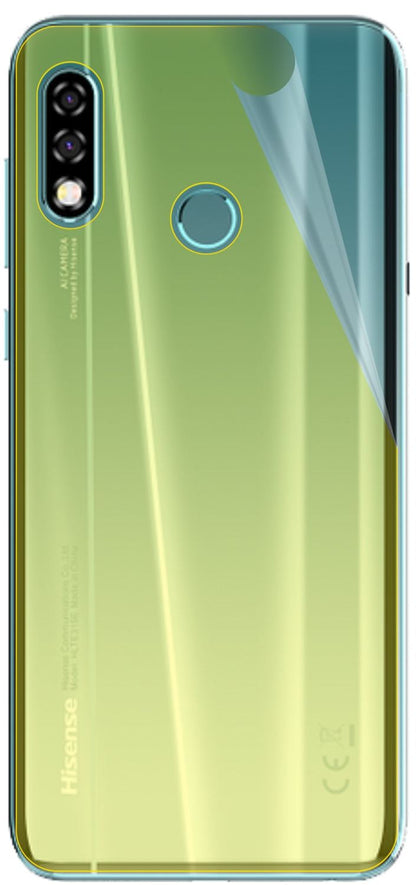 2x 3D Full Cover Schutzfolie für Hisense Infinity H30 Rückseite