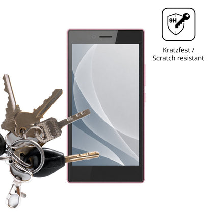 dipos Displayschutz für HMD Asha 505, mattierte Oberfläche, robuste Festigkeit und perfekte Passform