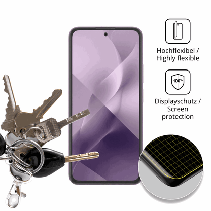 dipos Displayschutz für HMD Crest 2, transparente Oberfläche, perfekte Passform auch für die Rundungen