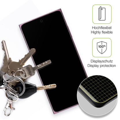dipos Displayschutz für HMD Skyline, transparente Oberfläche, perfekte Passform auch für die Rundungen