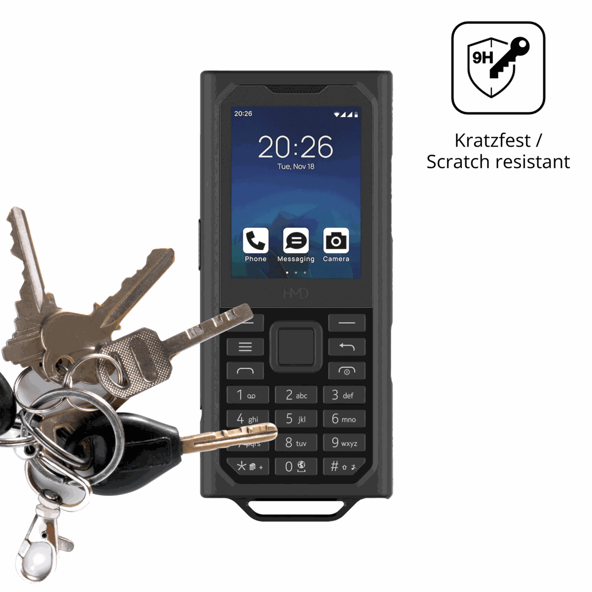 dipos Displayschutz für HMD Terra M, mattierte Oberfläche, robuste Festigkeit und perfekte Passform