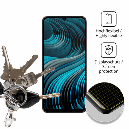 dipos Displayschutz für HMD Vibe2 5G, transparente Oberfläche, geringe Dicke und perfekte Passform