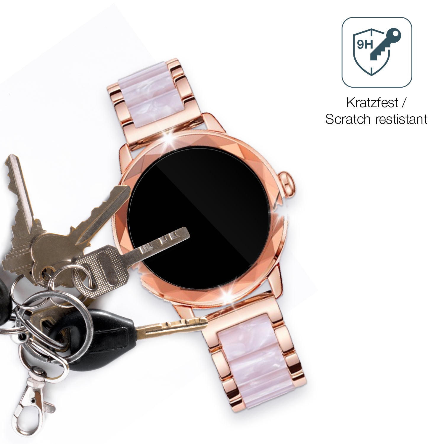 dipos Displayschutz für Homailida G208, transparente Oberfläche, perfekte Passform auch für die Rundungen