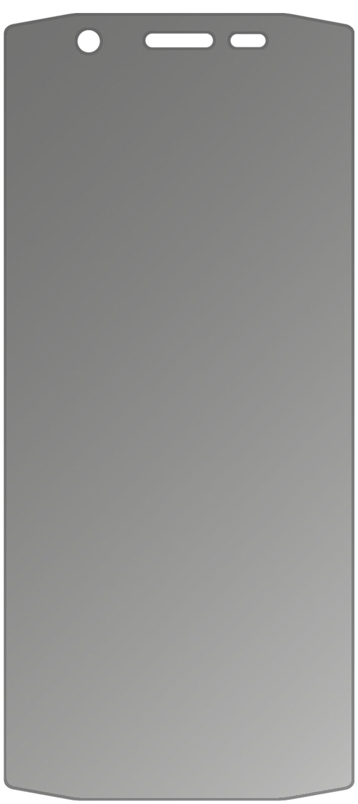 dipos Displayschutz für HomTom Zoji Z9, mattierte Oberfläche, Blickschutzfilter und perfekter Passform