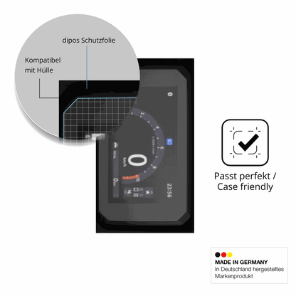 Schutzfolie mit optimaler Passform, zur Verwendung mit Hüllen geeignet
