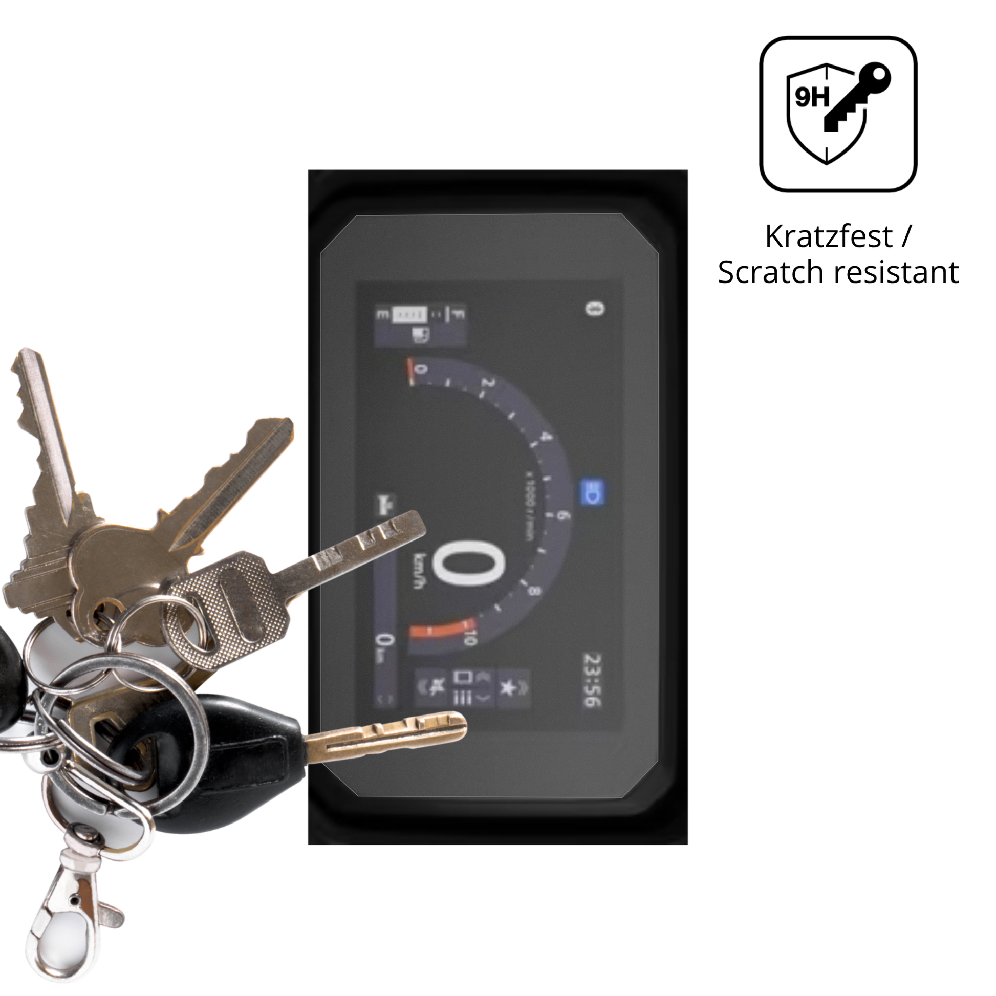 dipos Displayschutz für hondapcx125 2025, mattierte Oberfläche, robuste Festigkeit und perfekte Passform