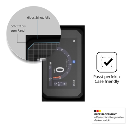 Schutzglasfolie mit optimaler Passform, zur Verwendung mit Hüllen geeignet