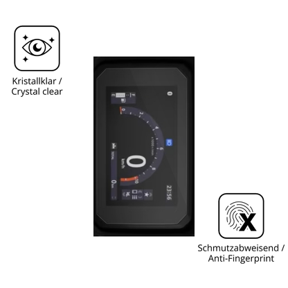 Flexible TPU-Folie passend zugeschnitten für hondapcx125 2025, vollständige Abdeckung