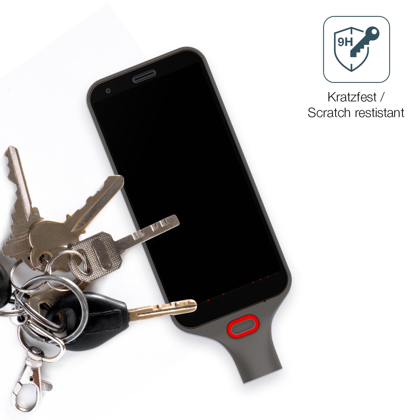 dipos Displayschutz für Honeywell CS32, mattierte Oberfläche, robuste Festigkeit und perfekte Passform